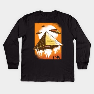 Egypt Pyramids beautiful design Kids Long Sleeve T-Shirt